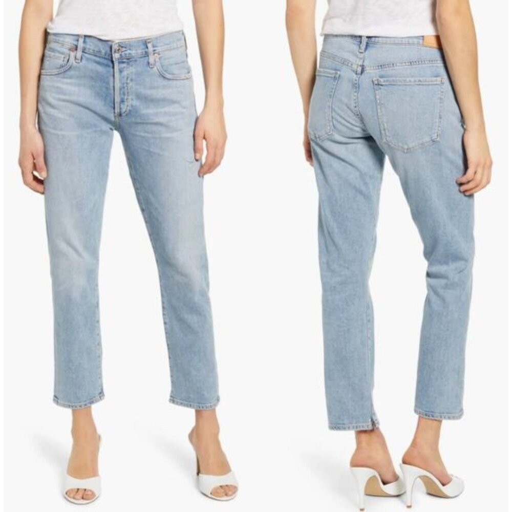 NEW Citizens of Humanity Emerson High Waist Slim Boyfriend Jeans Size: 28